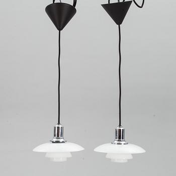 TAKLAMPOR, 2 st. "PH 2/1", Poul Henningsen för Louis Poulsen, Danmark.