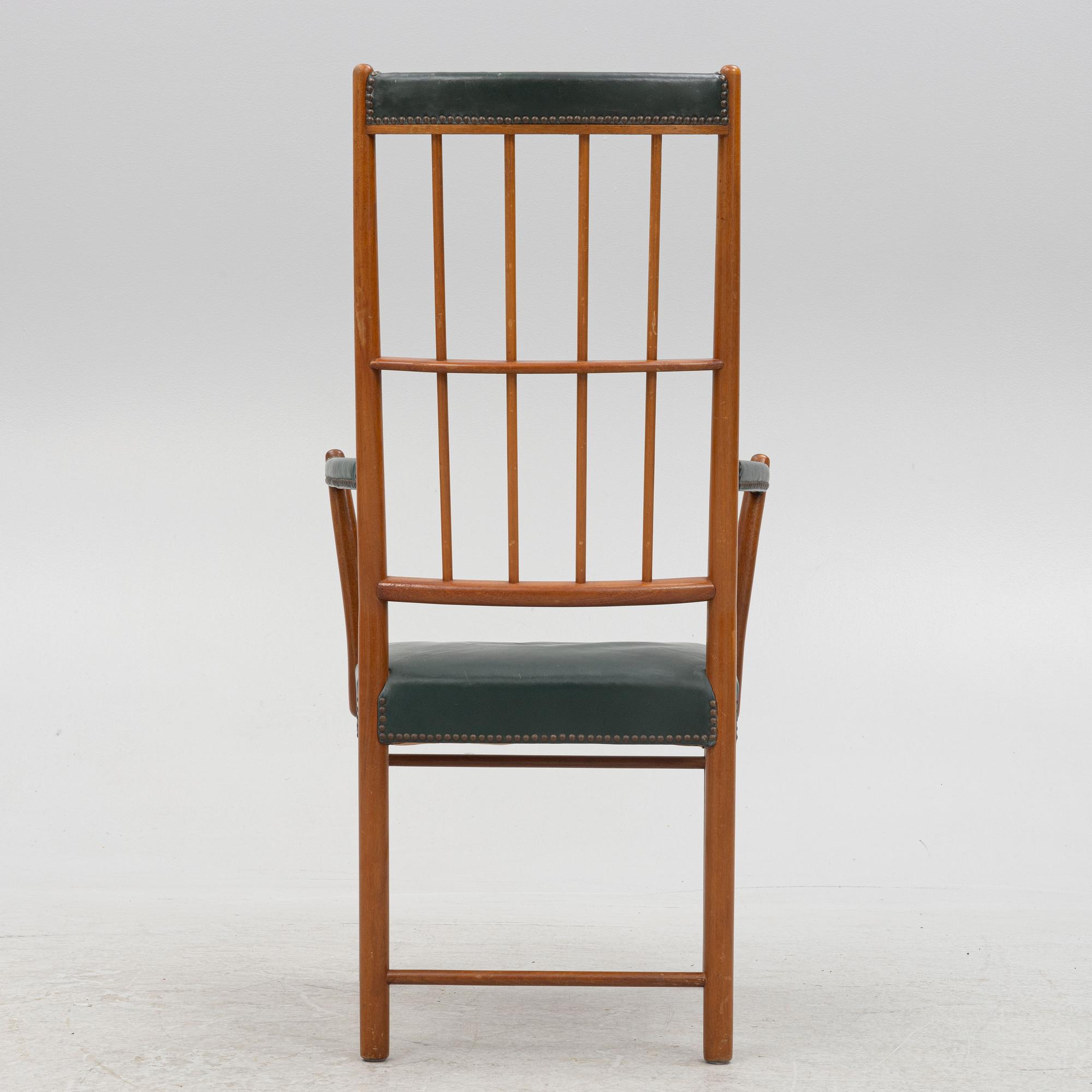 Josef Frank, a model "652" armchair, Firma Svenskt Tenn, Sweden.
