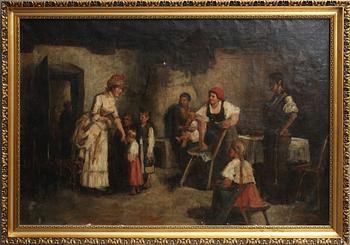 OKÄND KONSTNÄR, trol. Ungern, olja på duk, osign. 1800-talets andra hälft.