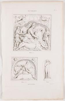 PIERRE BOUILLON, Kopparstick, 3 st, 1800-talets första fjärdedel.