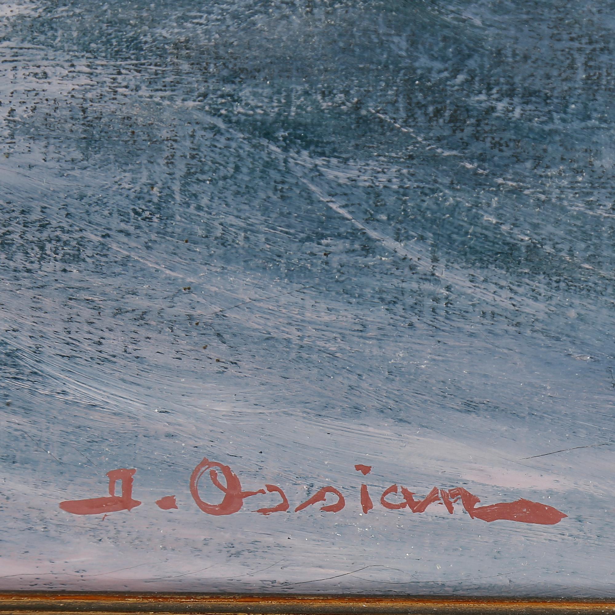 JOHAN OSSIAN-ANDERSSON, olja på duk, signerad.