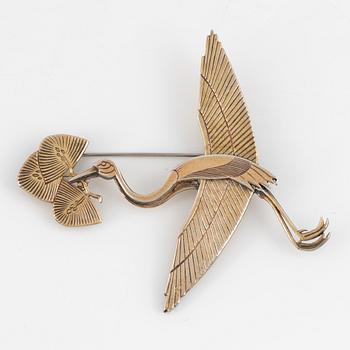 WIWEN NILSSON, brosch nr 2, silver.