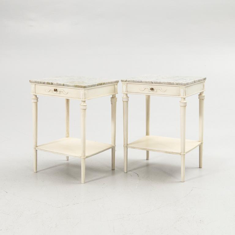Bedside tables, a pair, “Idun”, Nordiska Kompaniet, 1927.