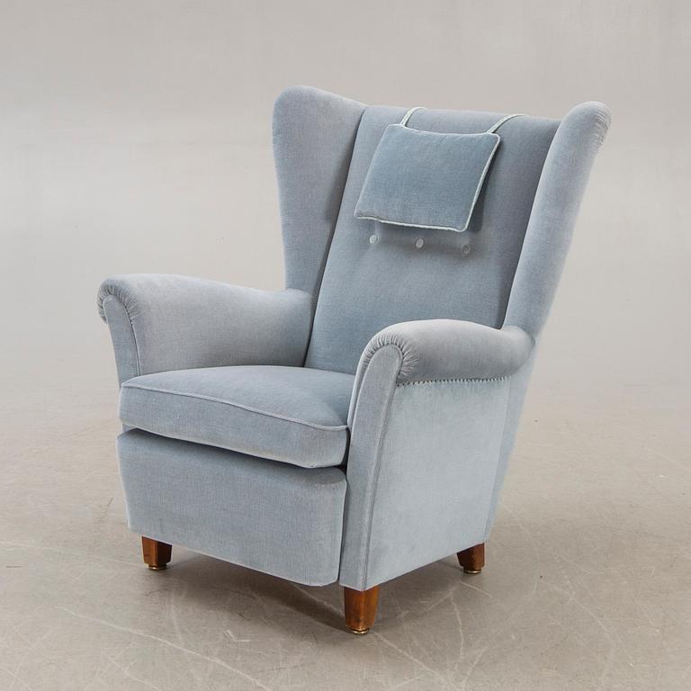 Dux, Armchair / ear flap armchair, 1940s-50s.