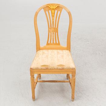 Chairs, 4 pcs, Gustavian style, 20th century.
