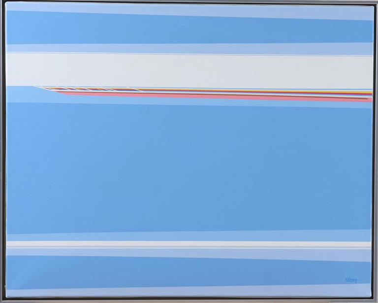 OKÄND KONSTNÄR, olja på duk, sign S.Edsberg.