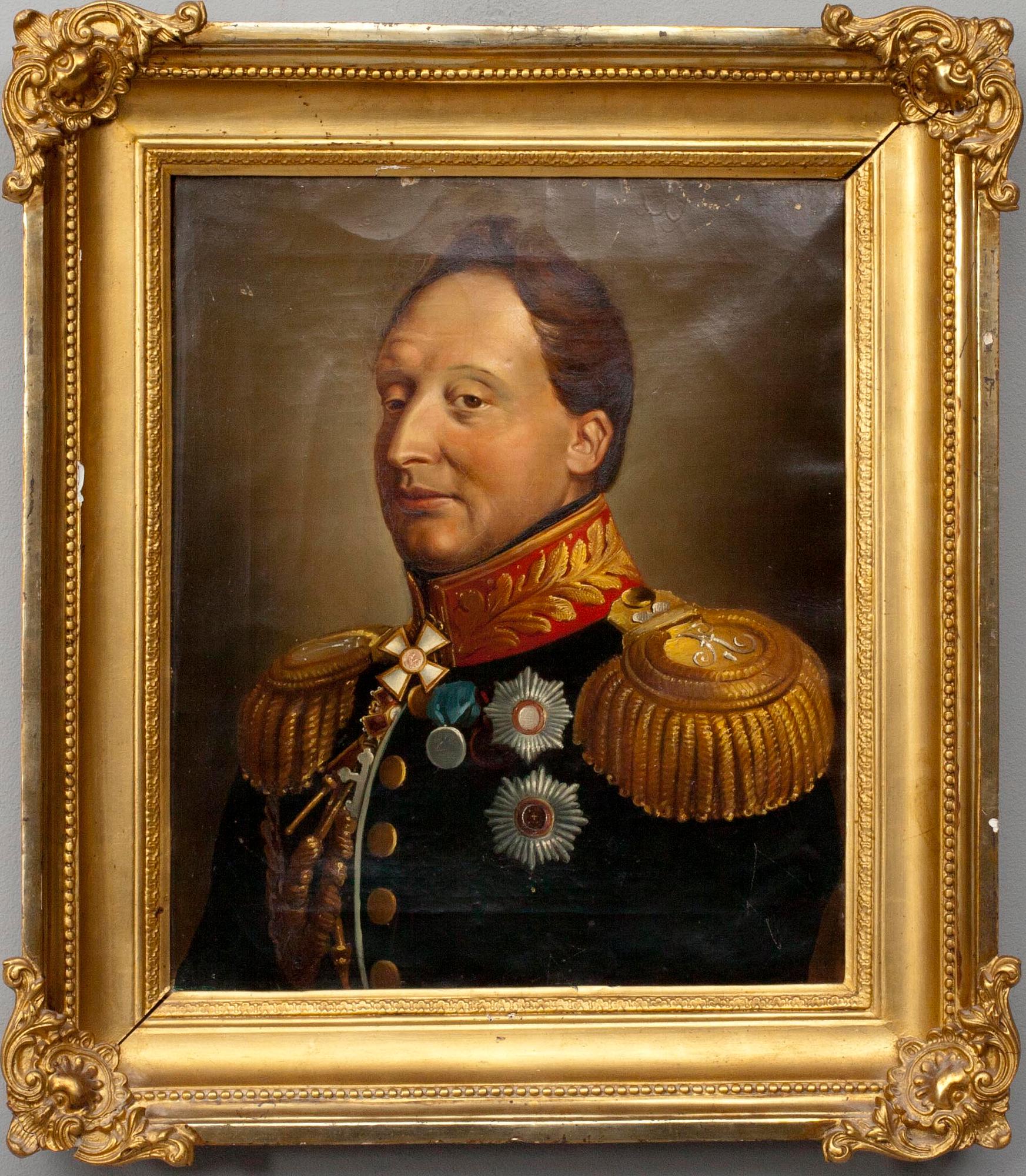 GEORGE DAWE, hans krets, olja på duk.