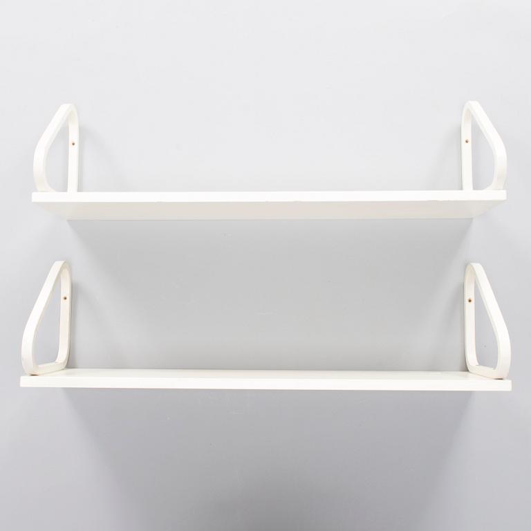ALVAR AALTO, Two late 20th century shelves for Artek.