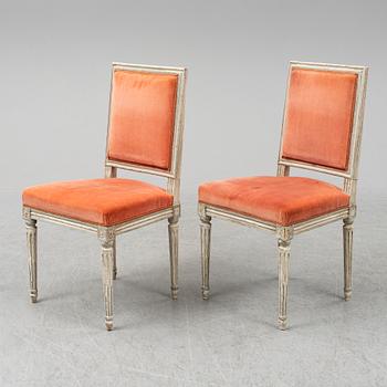 STOLAR, 16 st, Gustaviansk stil, 1900-talets andra hälft.