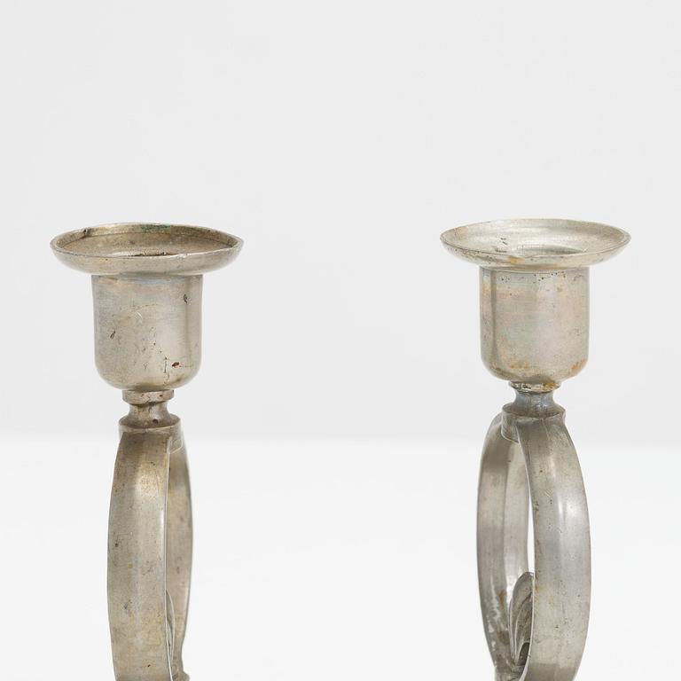 Paavo Tynell, A pair of 1920/30's '8023' candlesticks for Taito.