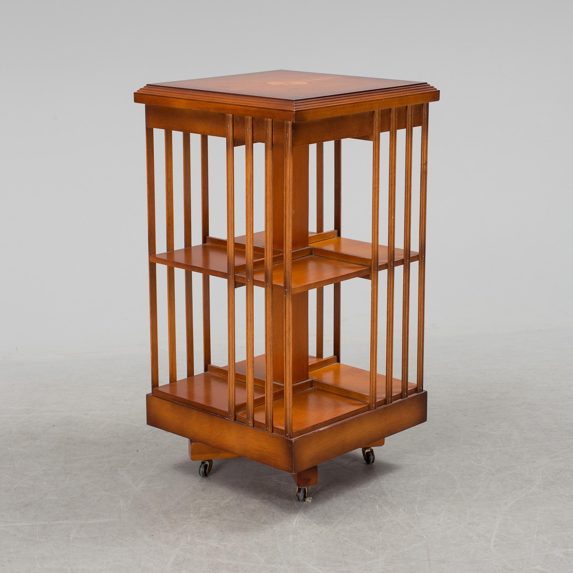 A late 1900s turning bookshelf.