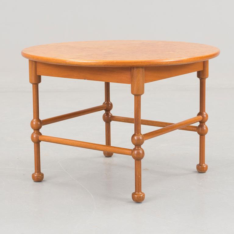 Josef Frank, a mahogany and burrwood side table, Svenskt Tenn, model 1028.