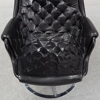 A 'Jetson' swivel lounge chair by Bruno Mathsson for Dux, designed 1969.