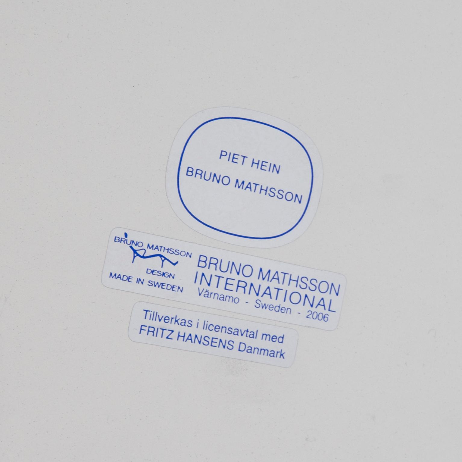 BRUNO MATHSSON, Bord, "Superellips", Bruno Mathsson och Piet Hein, Värnamo, 1900-talets andra hälft.