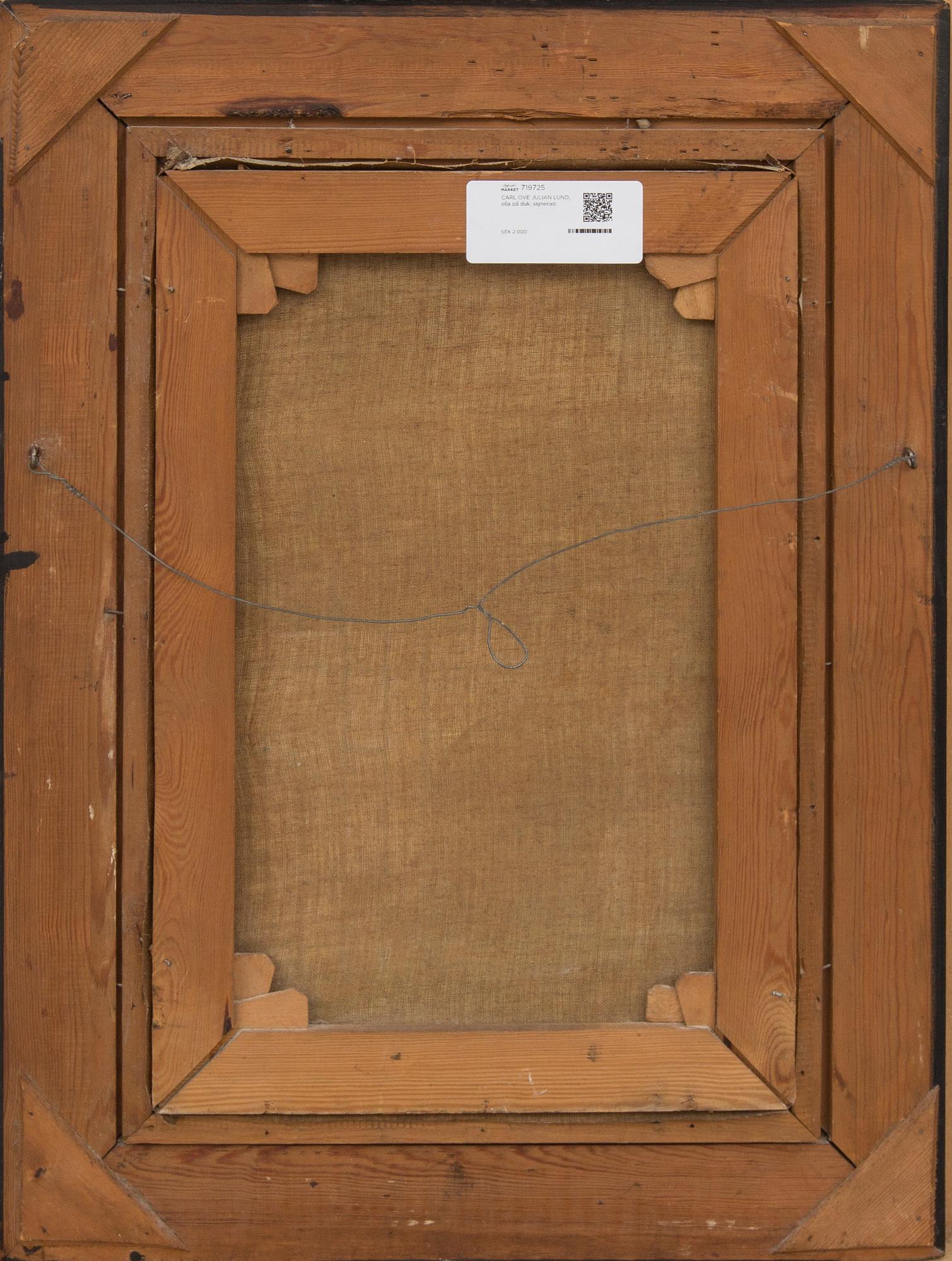 CARL OVE JULIAN LUND, olja på duk, signerad.