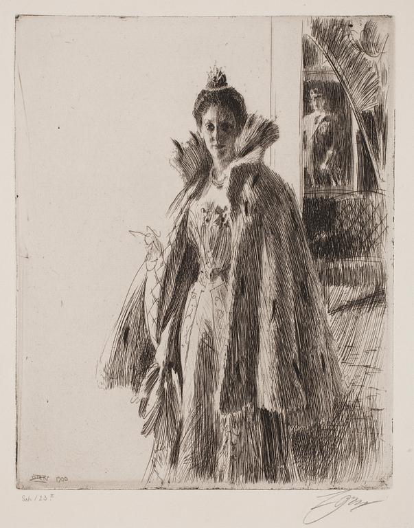 Anders Zorn, "Prinsessan Ingeborg I".