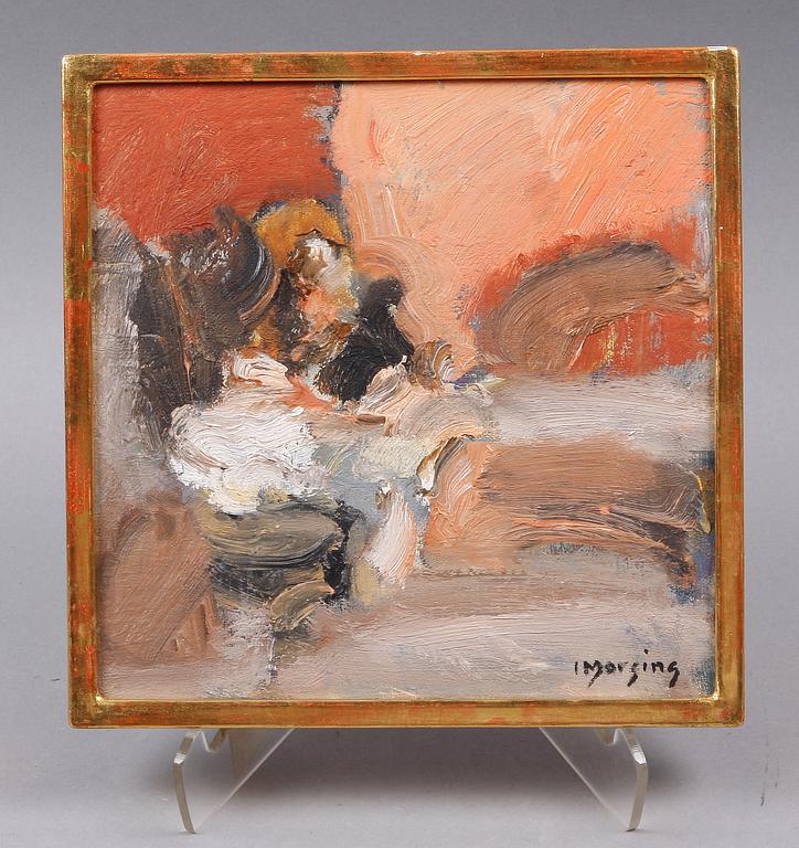 IVAR MORSING, olja på duk, sign.
