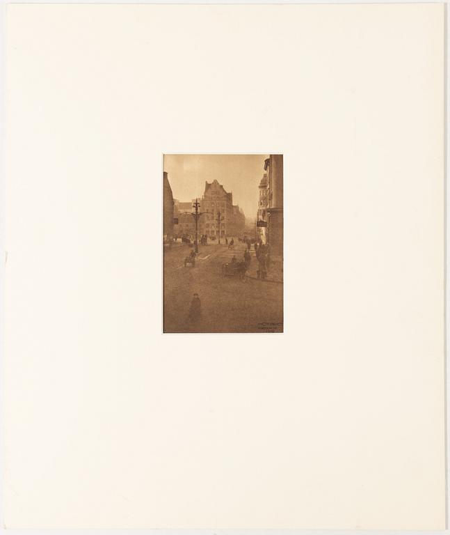 Henry B. Goodwin, "Hötorget", 1919, photogravure from "Our Beautiful Stockholm".
