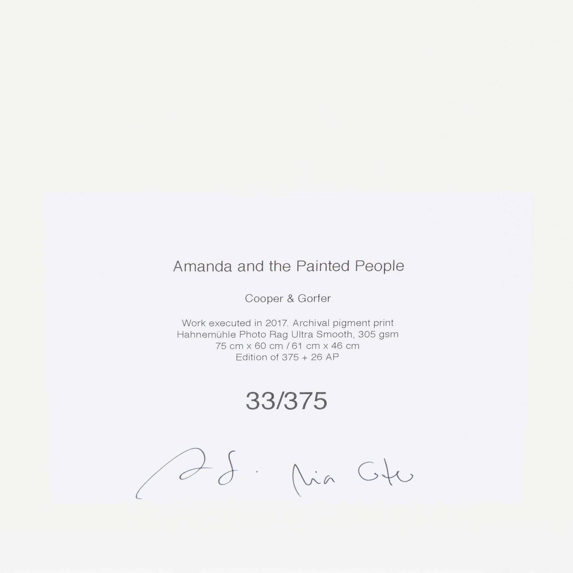 Cooper & Gorfer, "Amanda and the Painted People".