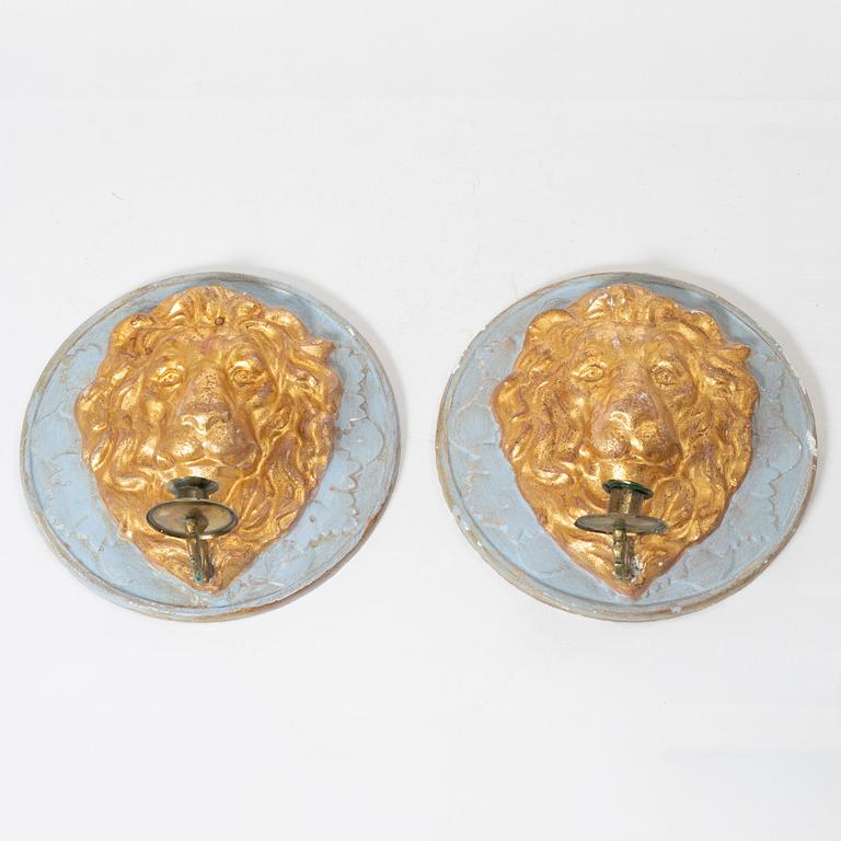 Appliquer, ett par, 1900-tal.