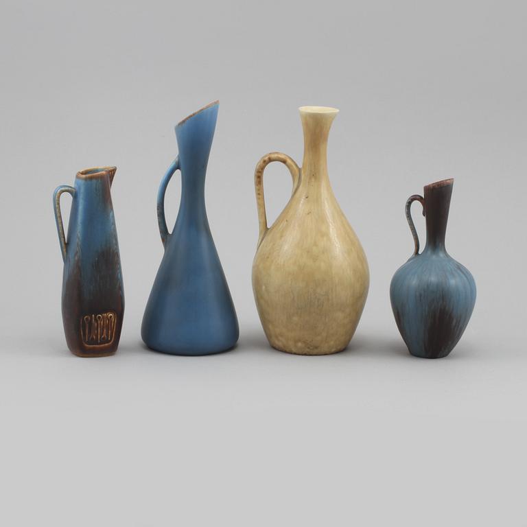VASER, 4 st, Carl-Harry Stålhane och Gunnar Nylund, Rörstrand, 1950-60-tal.