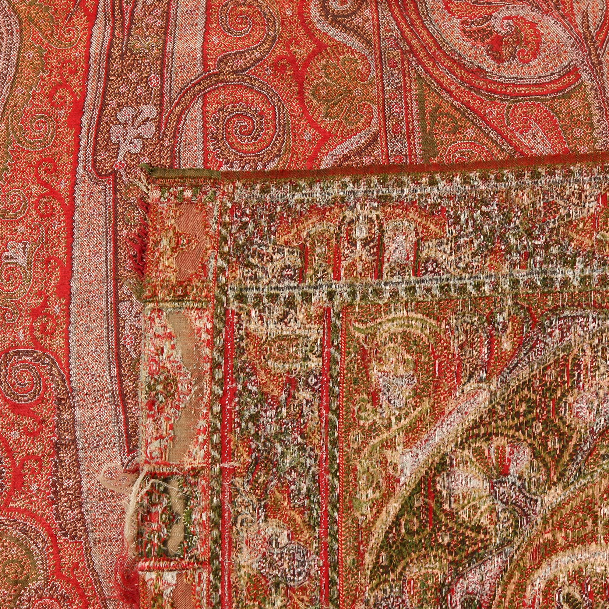 VÄVNAD, paisley, 1900-tal. 302x150 cm.