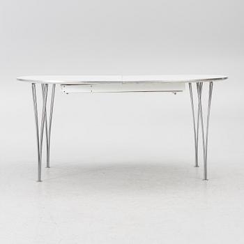 Bruno Mathsson, & Piet Hein, dining table, “Superellipse”, Fritz Hansen, 1987.
