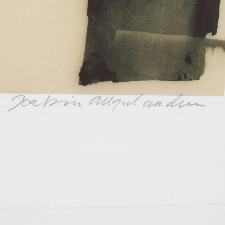 JOAKIM ALLGULANDER, "Agora" pigment print, signed and numbered 19/50.
