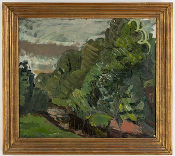 Alf Lindberg, oil on canvas, signed and dated -37.