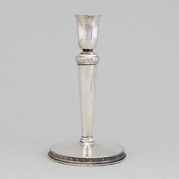 LJUSSTAKE, silver, Eric Råström, CG Råström, Stockholm 1957.