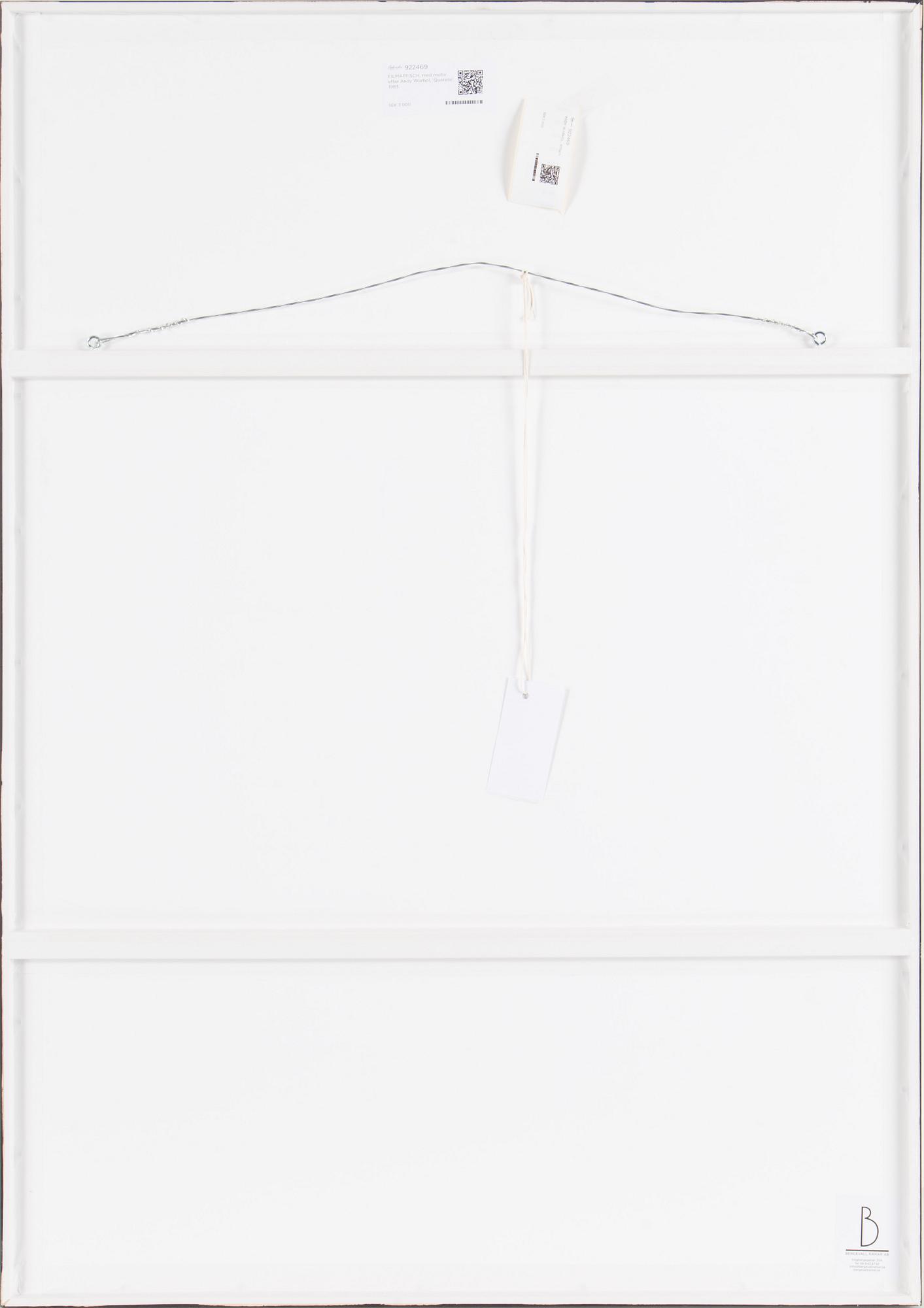 FILMAFFISCH, med motiv efter Andy Warhol, 'Querelle', 1983.