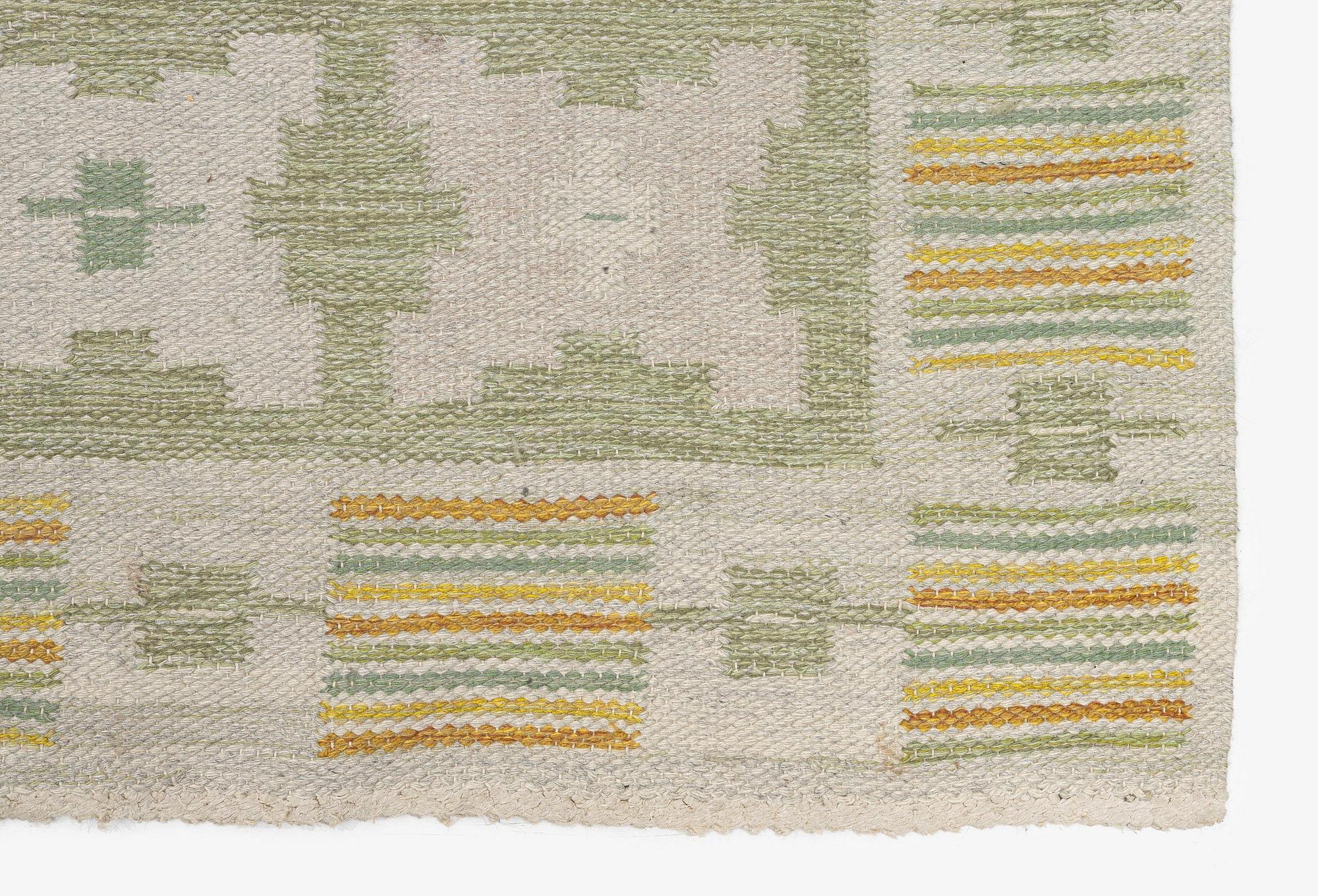 Svea Norén, a tapestry weave carpet, signed SN, c. 245 x 169 cm.
