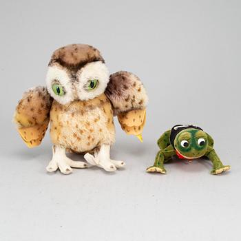 Two Steiff toys, 1950's.