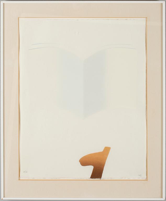CURT HILLFON, serigrafi,1961, monogramsignerad, numrerad 65/99.
