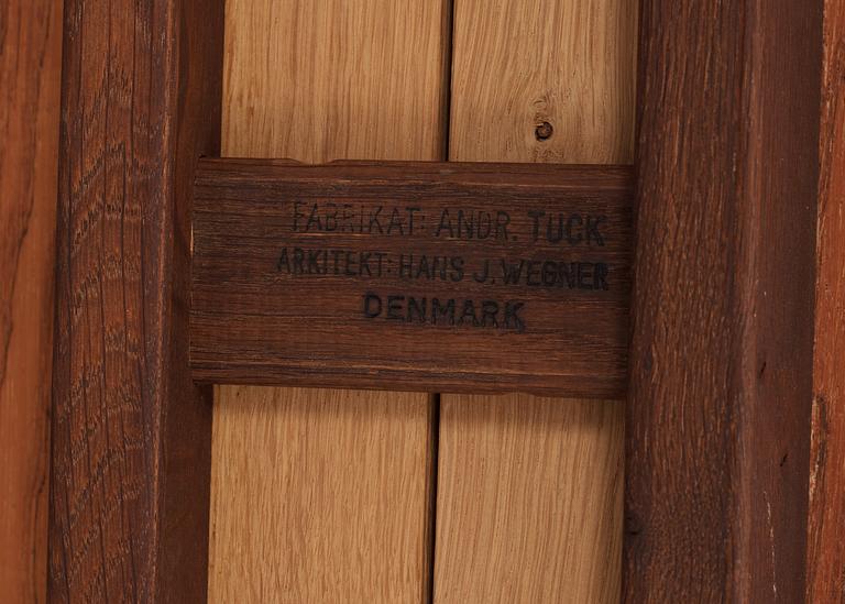 HANS J WEGNER, matbord med klaffar, "AT 319", Andreas Tuck, Danmark 1960-tal.