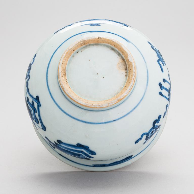 A Chinese porcelain censer, 18th-century.