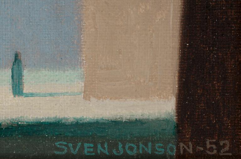 SVEN JONSON, Olja på duk. Sign och dat -52.