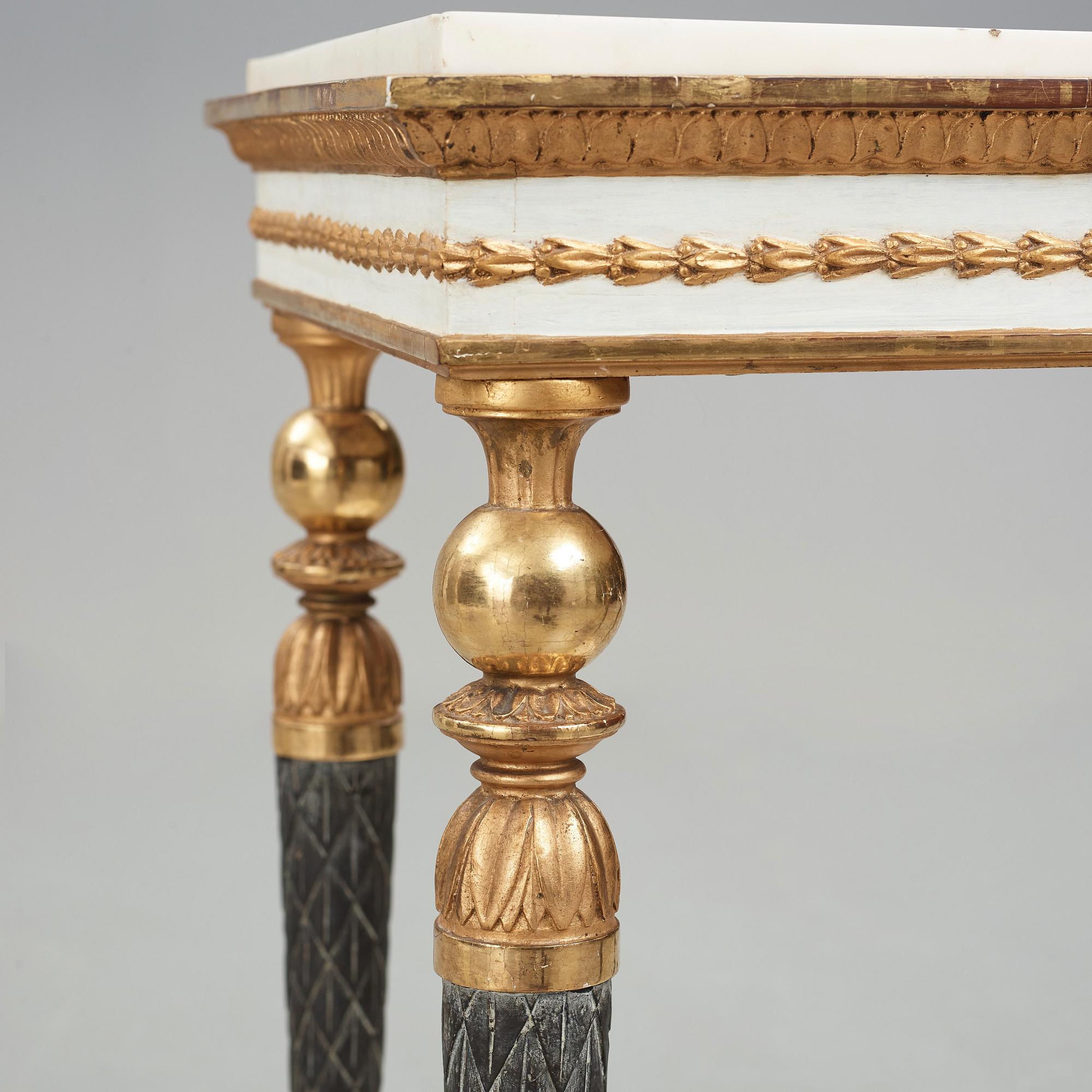 KONSOLBORD, sengustavianskt, 1800-talets början.
