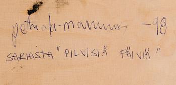 PETRI ALA-MAUNUS, oil on canvas, laid on board, signed and dated -98.