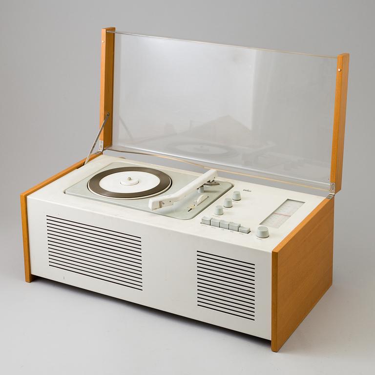 a 1950's radio, phonograph, model SK 61 S model, for Braun AG, Germany,