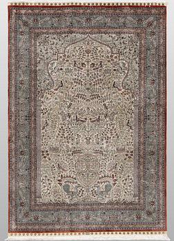 Matta, Orientalisk silke, 184 x 124 cm.