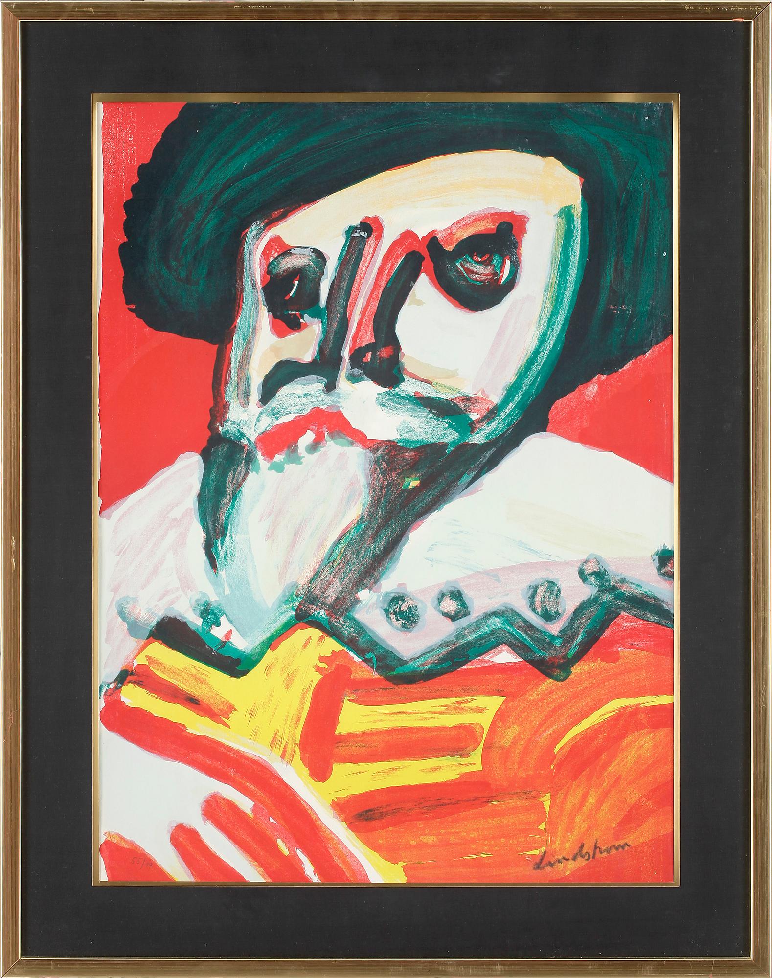 BENGT LINDSTRÖM, färglitografii, signerad och numrerad 55/99.