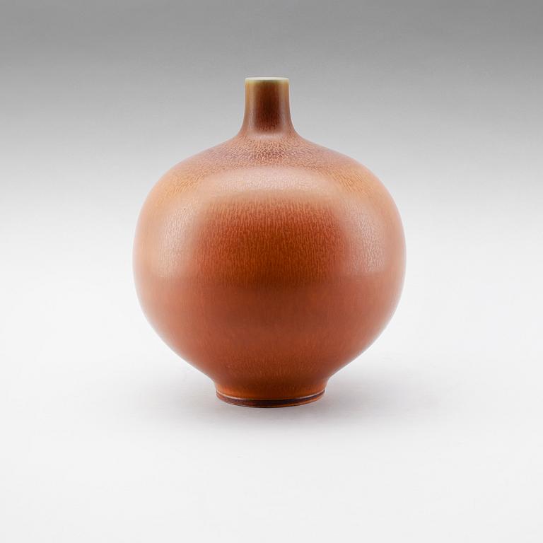 Berndt Friberg, a stoneware vase, Gustavsberg Studio 1963.