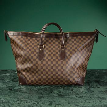 WEEKENDBAG, "Vaslav Boston Bag Damier Ebene", LOUIS VUITTON.