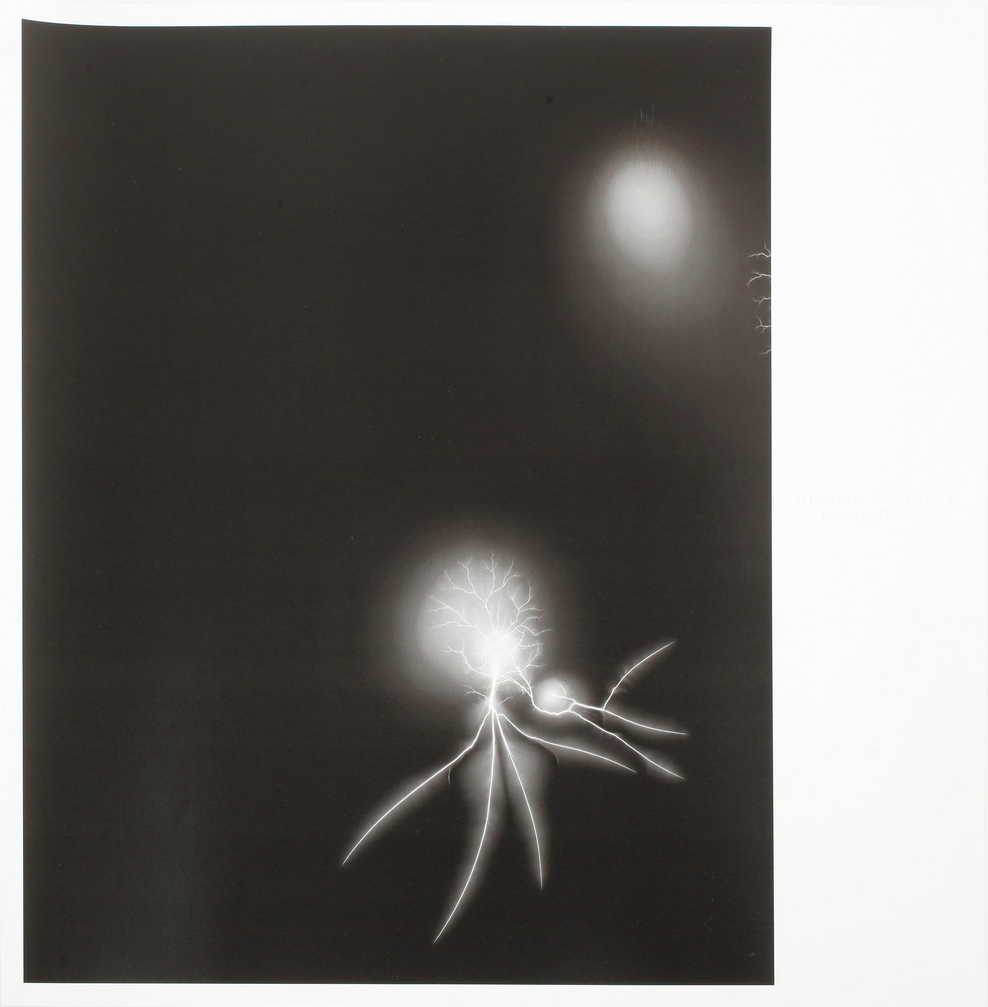 HIROSHI SUGIMOTO, offsetlitografi, "Lightning Fields 057" 2007-08, limiterad upplaga om 200.
