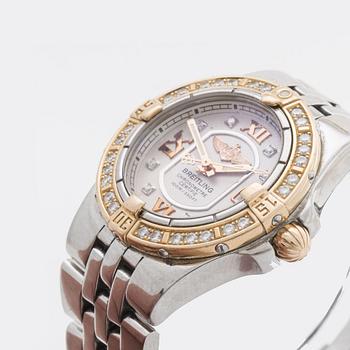 BREITLING Starliner C71340 ladies wristwatch, 100 m/330 ft, 30 mm.