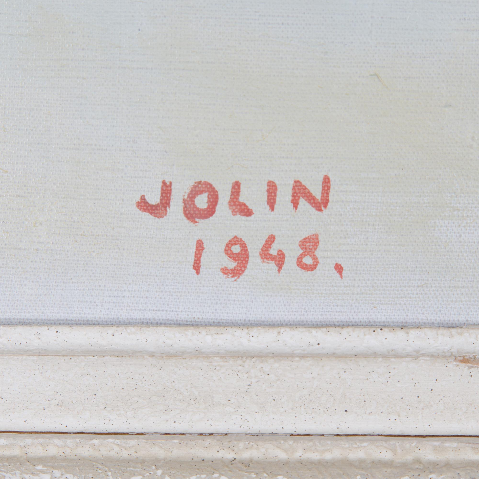 EINAR JOLIN, oil on canvas, signed Jolin and dated 1948.