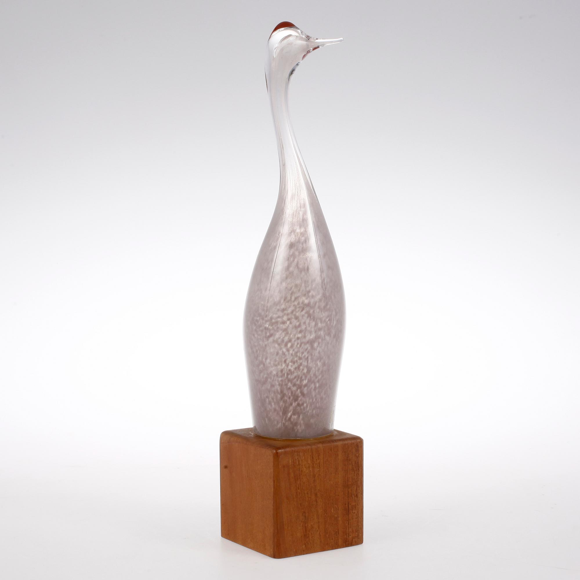 FIGURIN, glas, Vicke Lindstrand, Kosta.