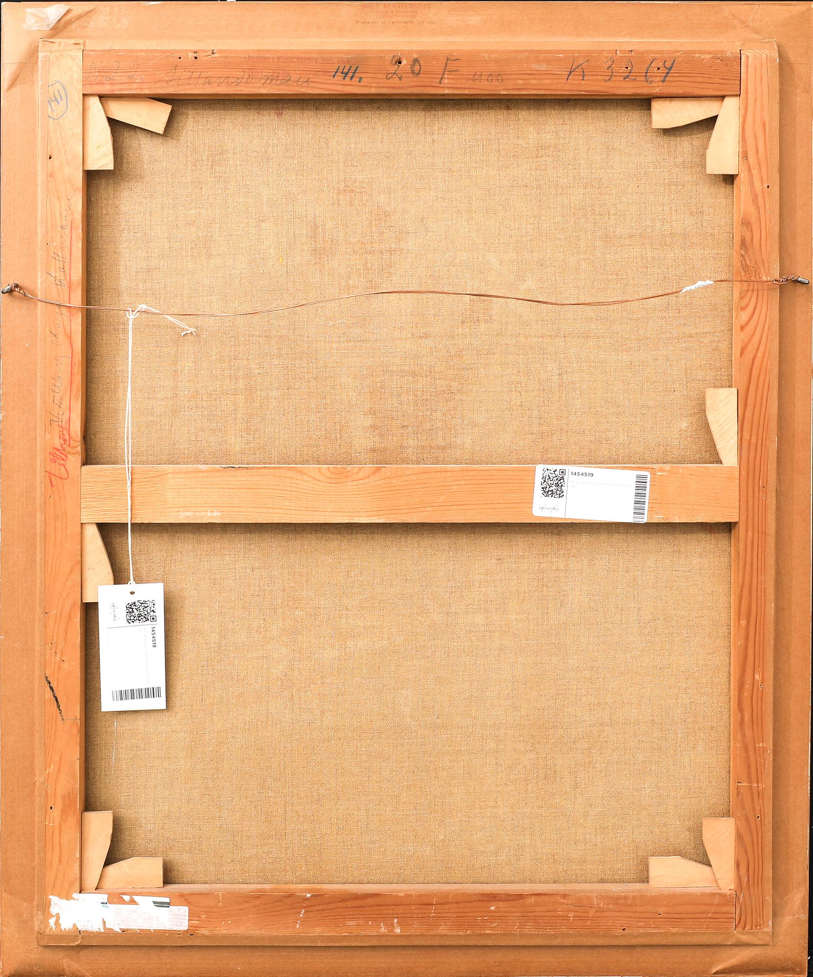 Alf Lindberg, olja på duk signerad.