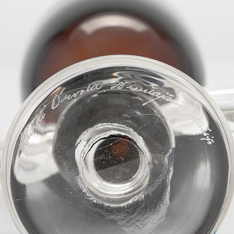 Heikki Orvola, an  art glass signed Heikki Orvola, Nuutajärvi Notsjö.